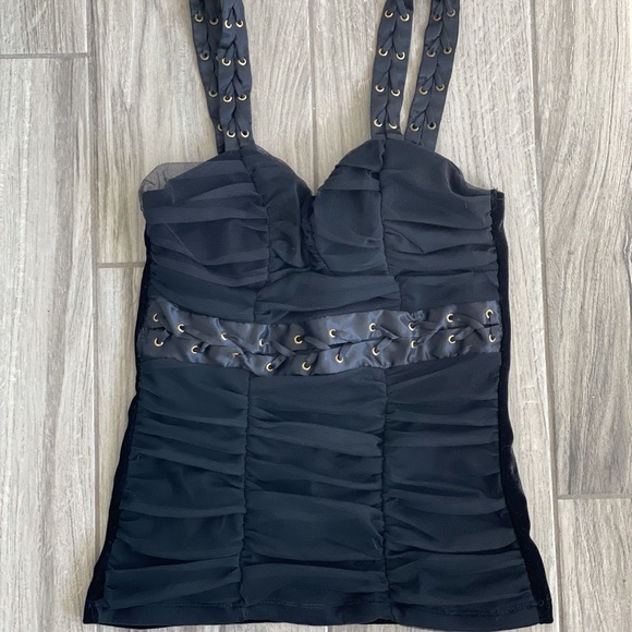 XOXO Tops - Velvet/Lace Tank/Cami